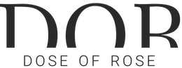 Logo of Dose of Rose on a white background